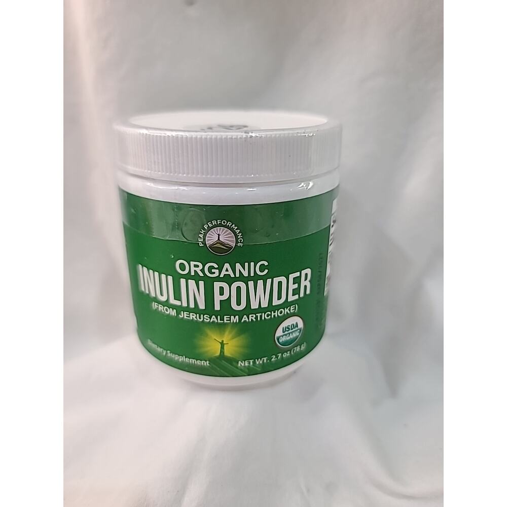 Organic Inulin Powder Natural Prebiotic Fiber for Gut Health. USDA Organic Ra...